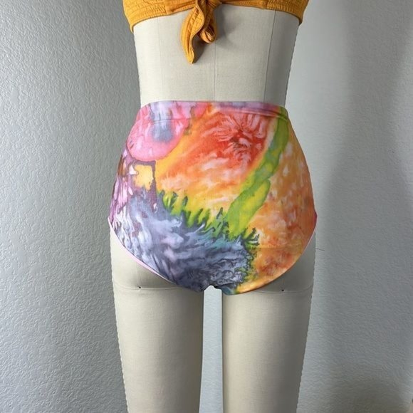 MARA HOFFMAN + NET SUSTAIN Lydia Tie Dyed Recycled Bikini Briefs - Picture 8 of 10